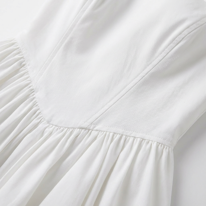 Lucia | Mujer Vestido Midi Con Escote Halter Y Falda De Tul | Romántico
