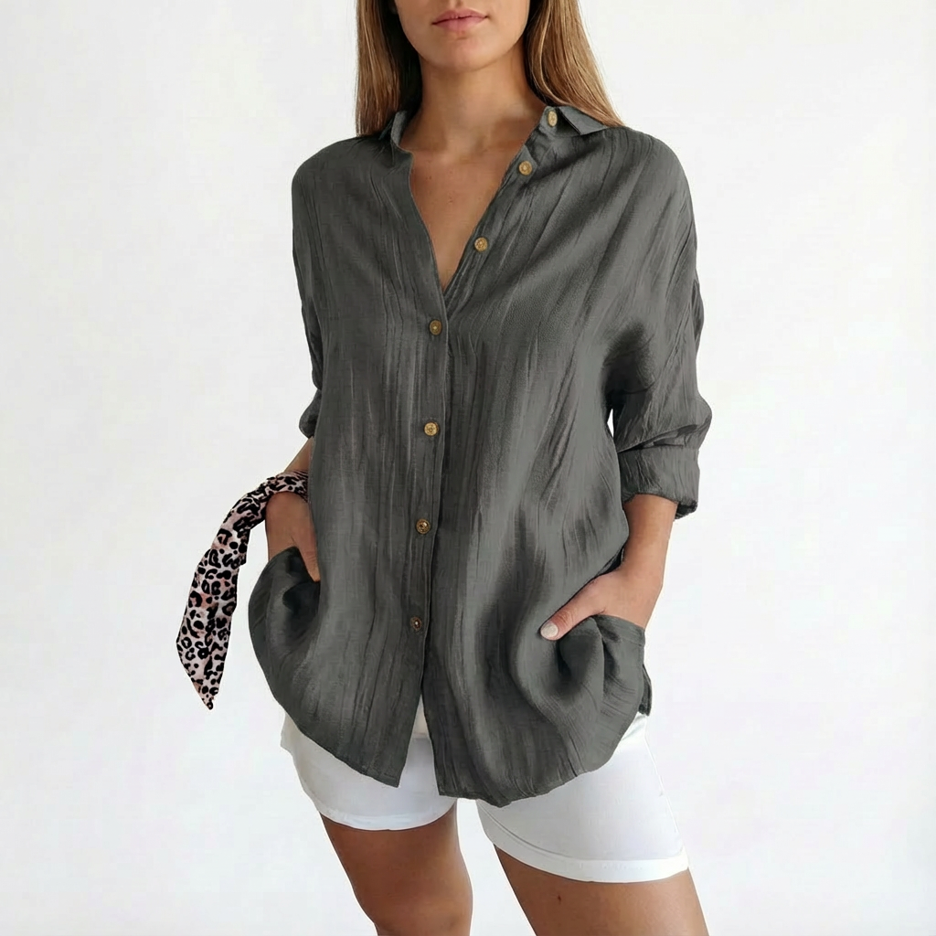 Mariah | Camisa Oversize de Mujer con Botones