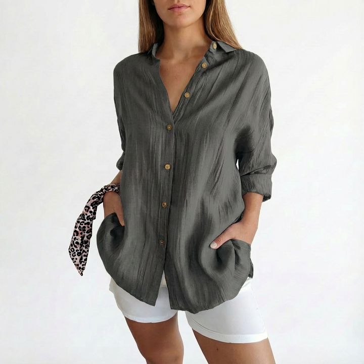 Mariah | Camisa Oversize de Mujer con Botones