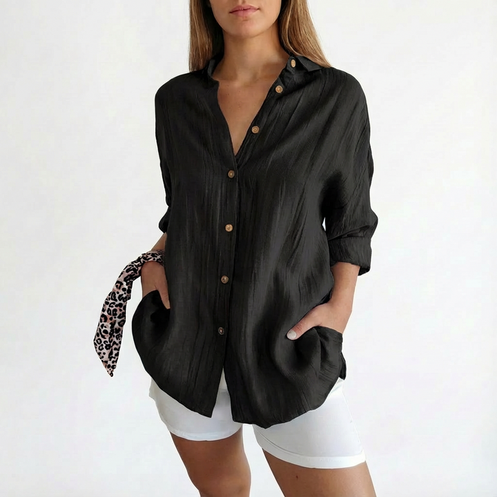 Mariah | Camisa Oversize de Mujer con Botones
