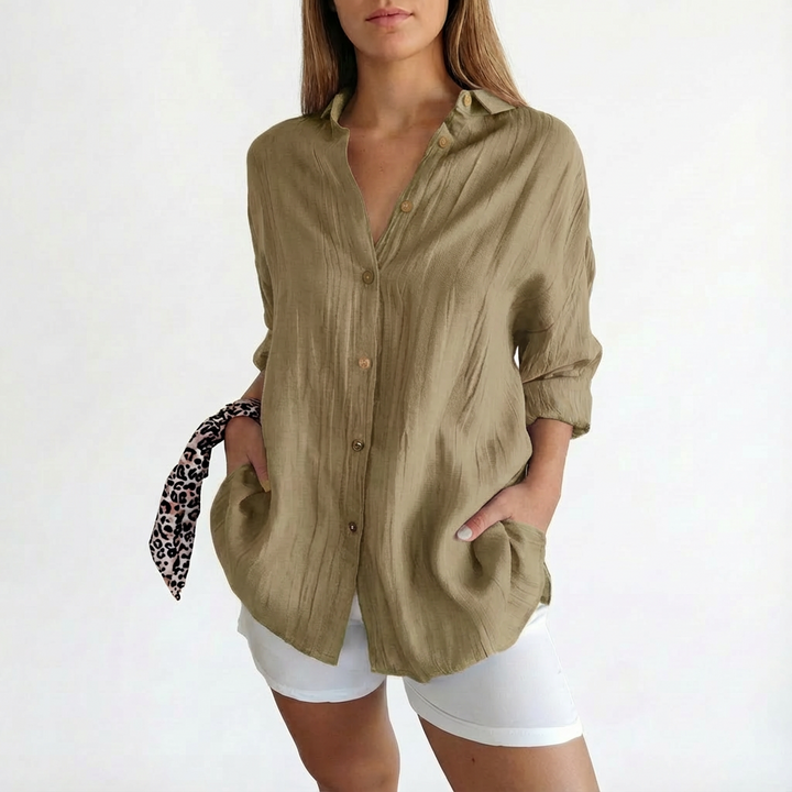 Mariah | Camisa Oversize de Mujer con Botones