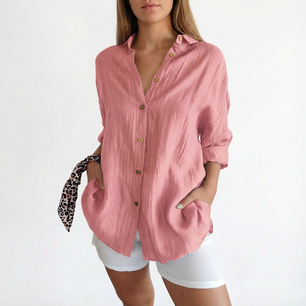 Mariah | Camisa Oversize de Mujer con Botones