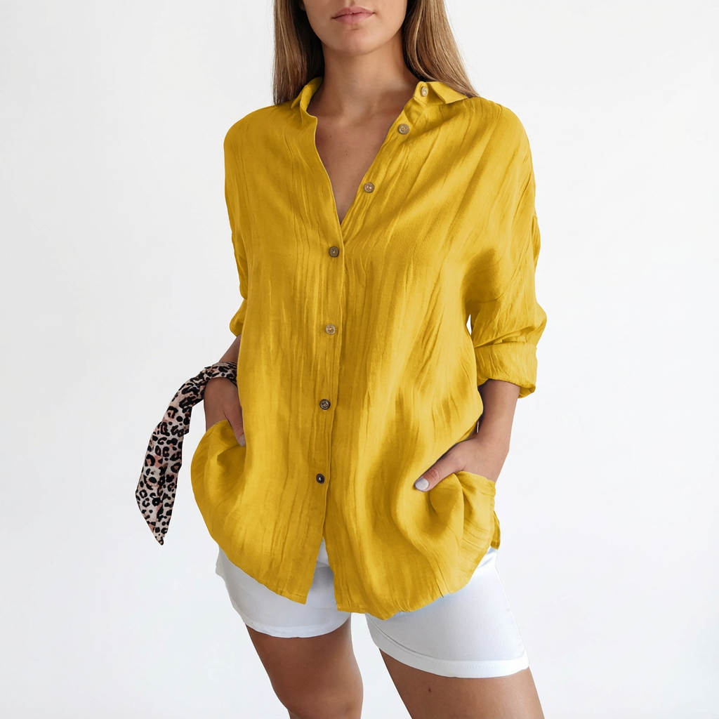 Mariah | Camisa Oversize de Mujer con Botones