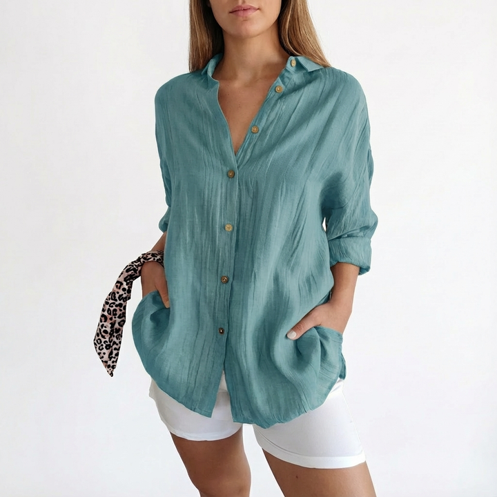 Mariah | Camisa Oversize de Mujer con Botones