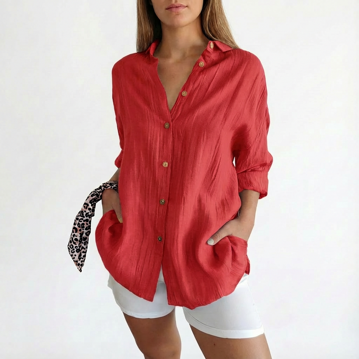 Mariah | Camisa Oversize de Mujer con Botones