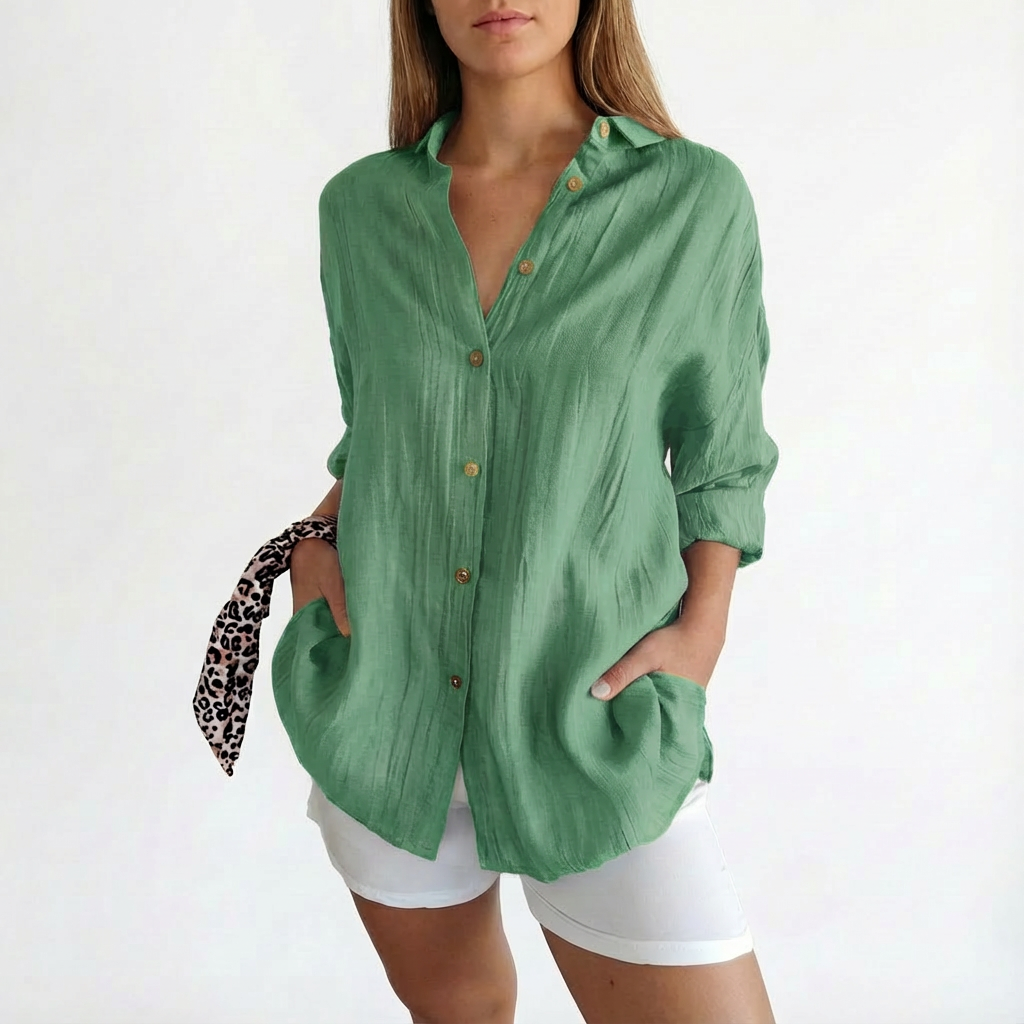 Mariah | Camisa Oversize de Mujer con Botones