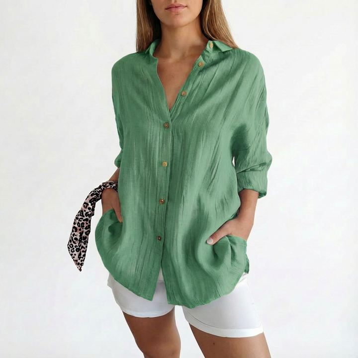 Mariah | Camisa Oversize de Mujer con Botones