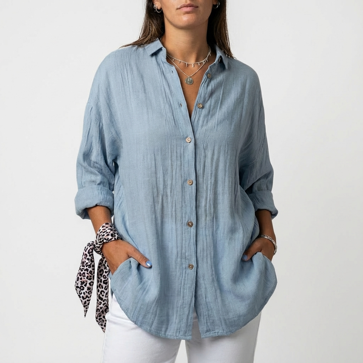 Mariah | Camisa Oversize de Mujer con Botones