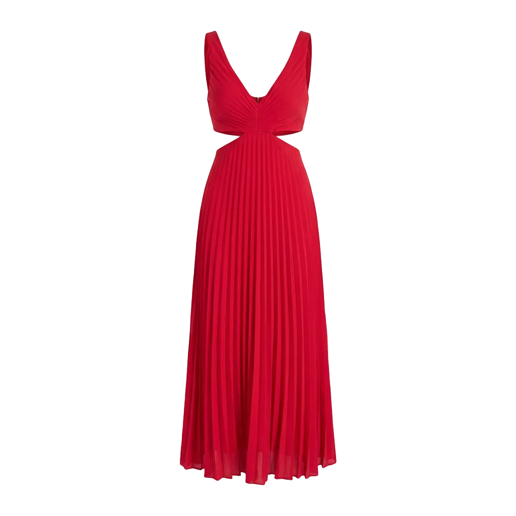 Matilda | Vestido Midi Plisado de Mujer