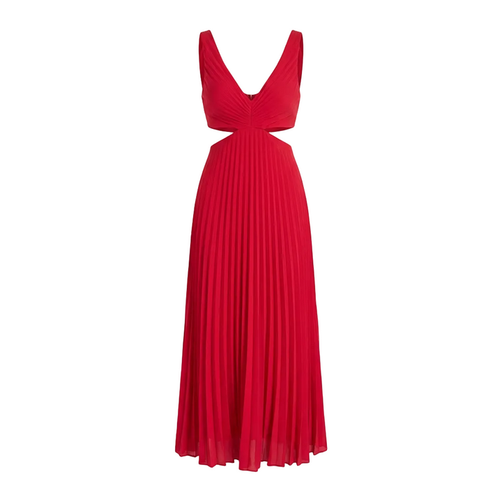 Matilda | Vestido Midi Plisado de Mujer