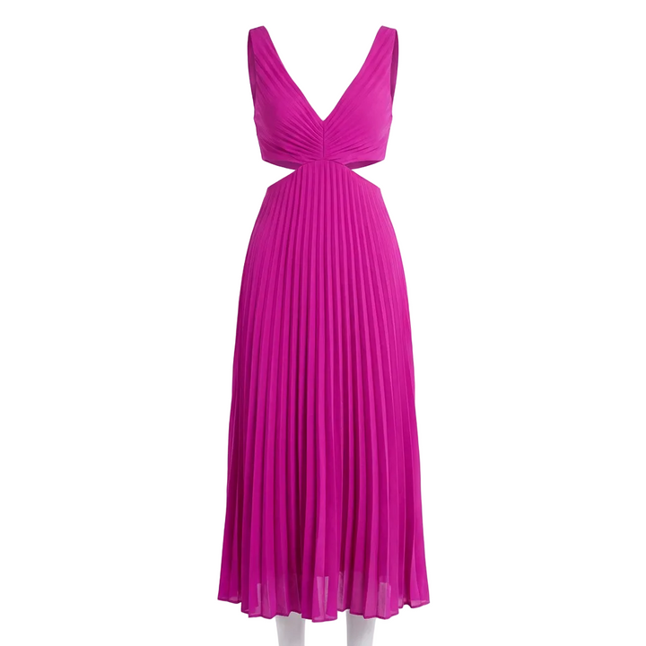 Matilda | Vestido Midi Plisado de Mujer