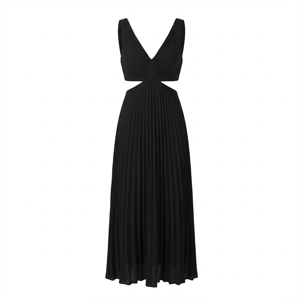 Matilda | Vestido Midi Plisado de Mujer