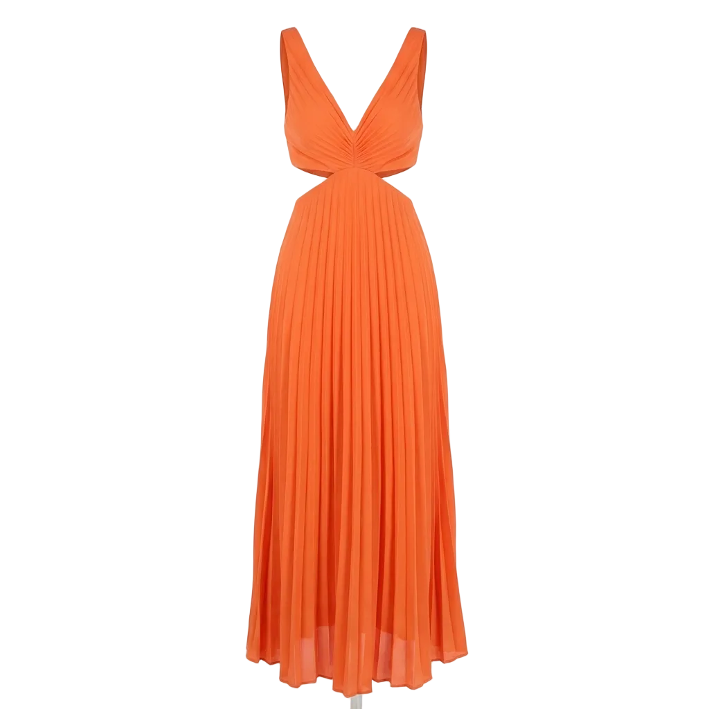 Matilda | Vestido Midi Plisado de Mujer