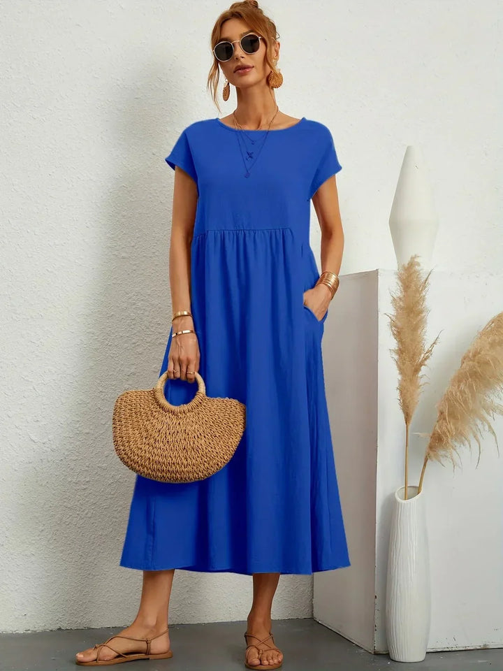 Alba — Vestido midi fluido de elegancia atemporal