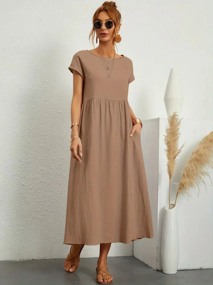 Alba — Vestido midi fluido de elegancia atemporal