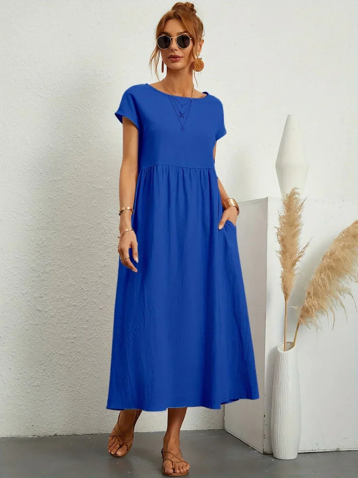Alba — Vestido midi fluido de elegancia atemporal