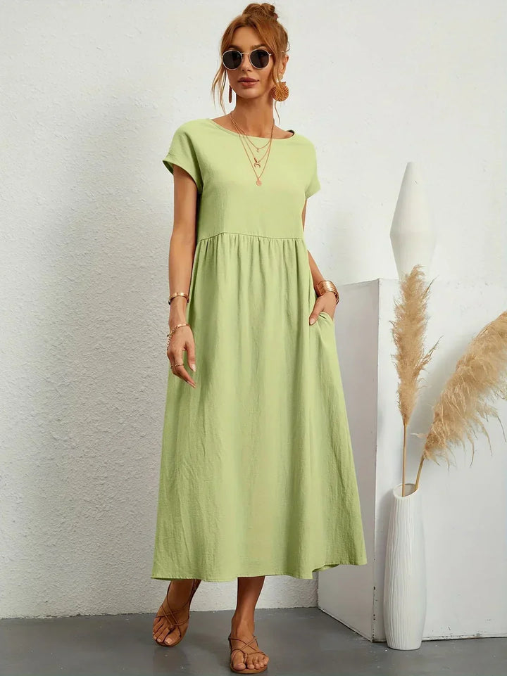 Alba — Vestido midi fluido de elegancia atemporal