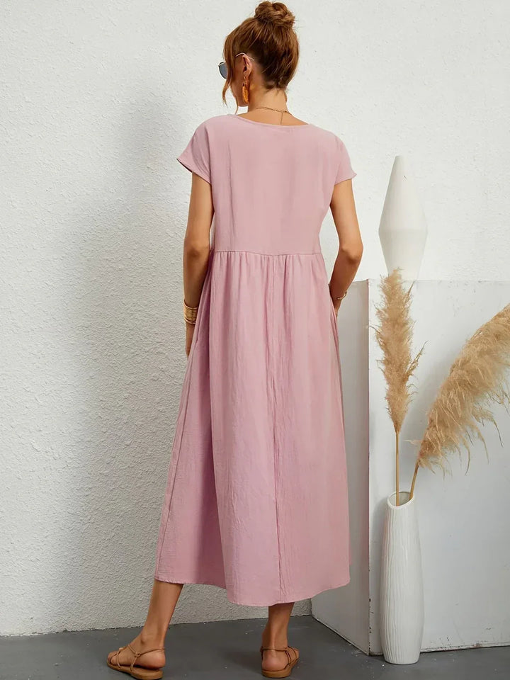 Alba — Vestido midi fluido de elegancia atemporal