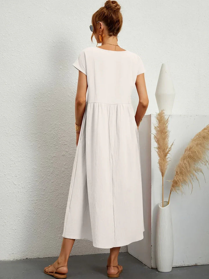 Alba — Vestido midi fluido de elegancia atemporal