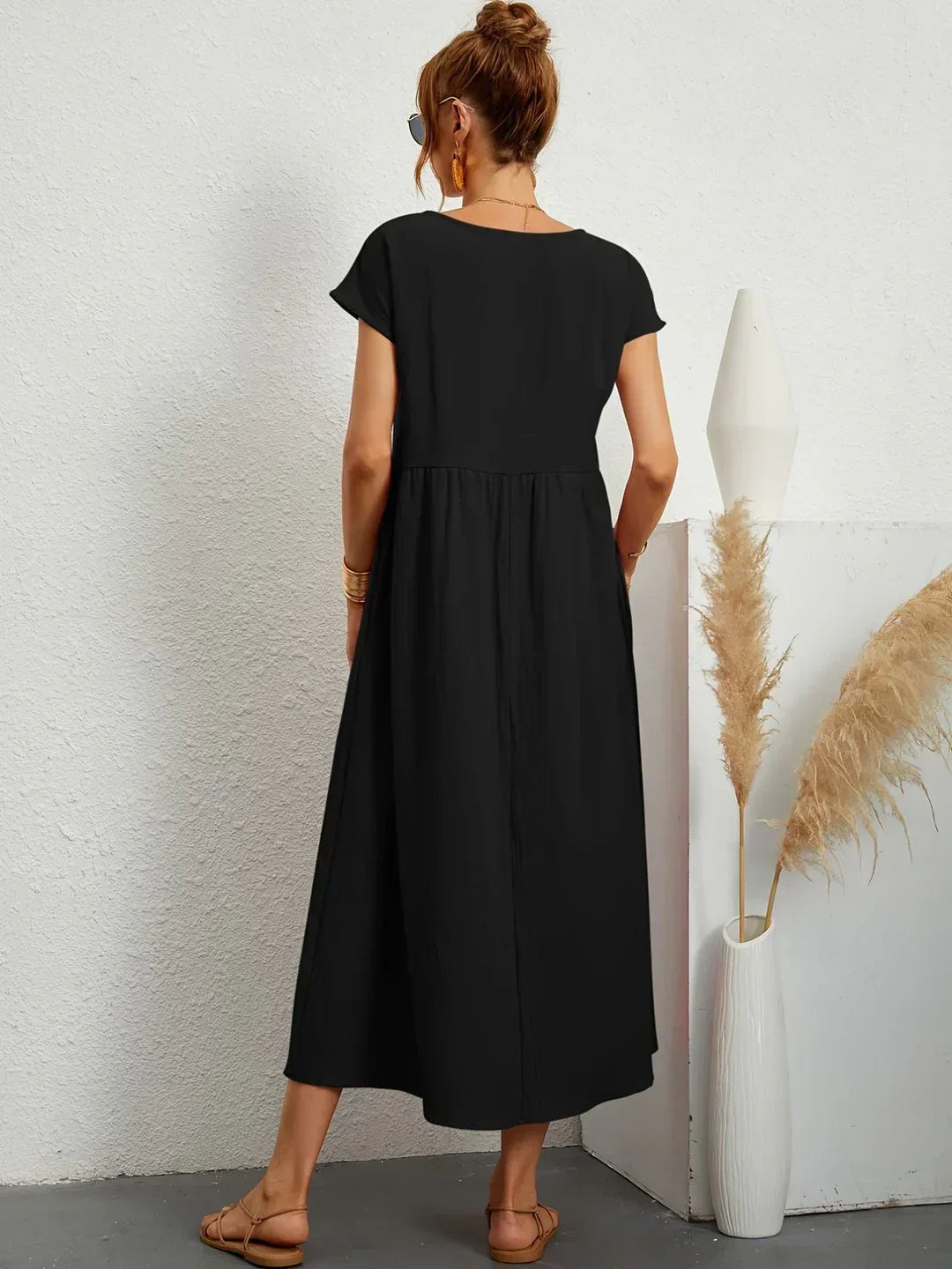 Alba — Vestido midi fluido de elegancia atemporal