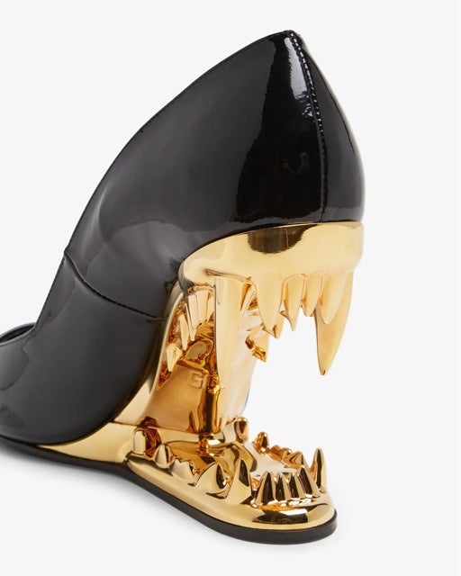 Panther Teeth High-Heel Stiletto Pumps