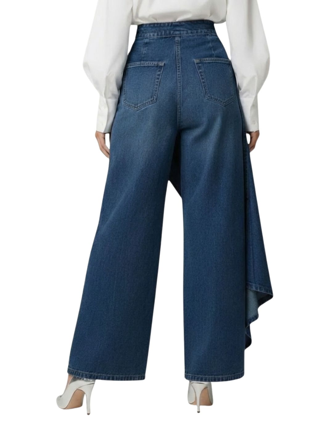 Pantalones Denim Envueltos