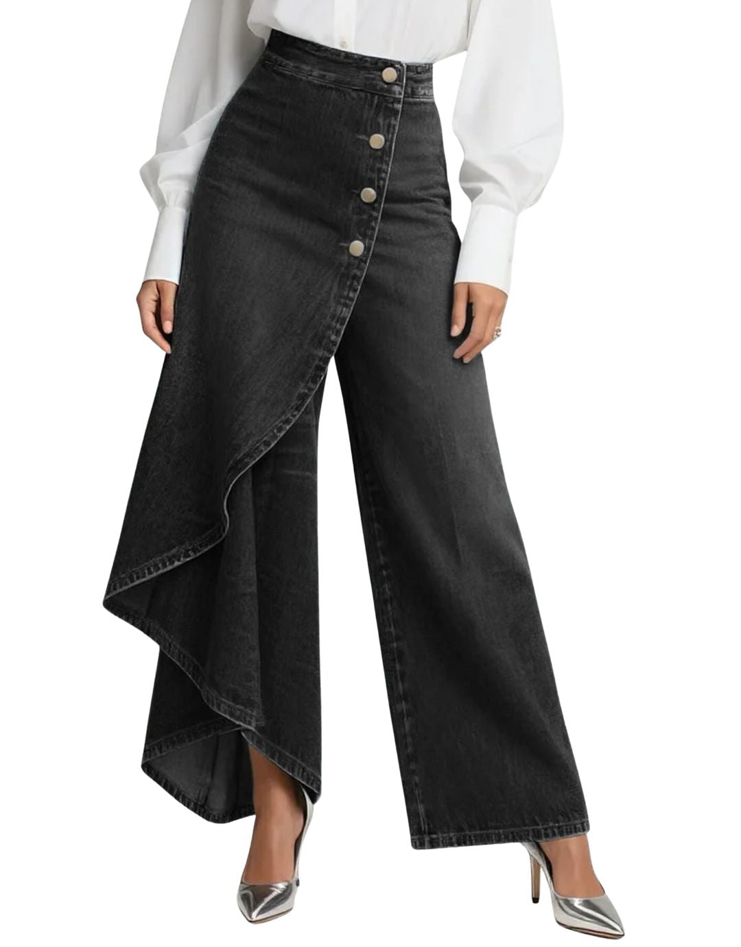 Pantalones Denim Envueltos