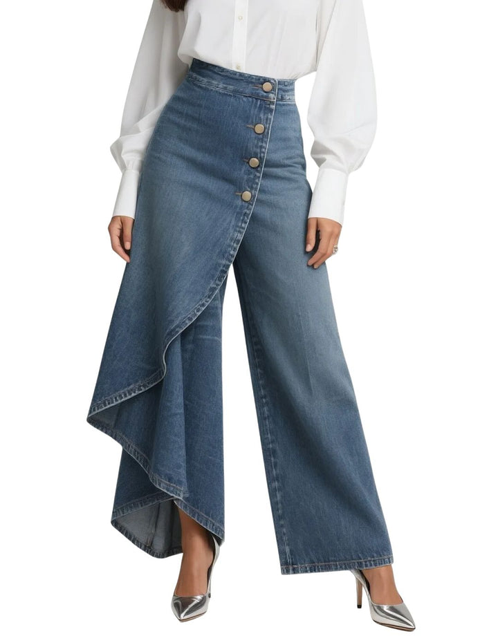 Pantalones Denim Envueltos