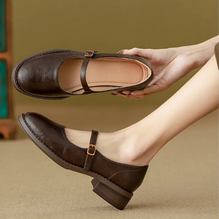 Lucienne | Mary Janes classiques en cuir