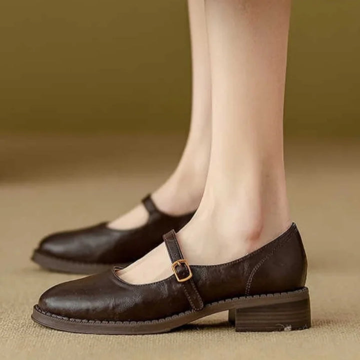 Lucienne | Mary Janes classiques en cuir
