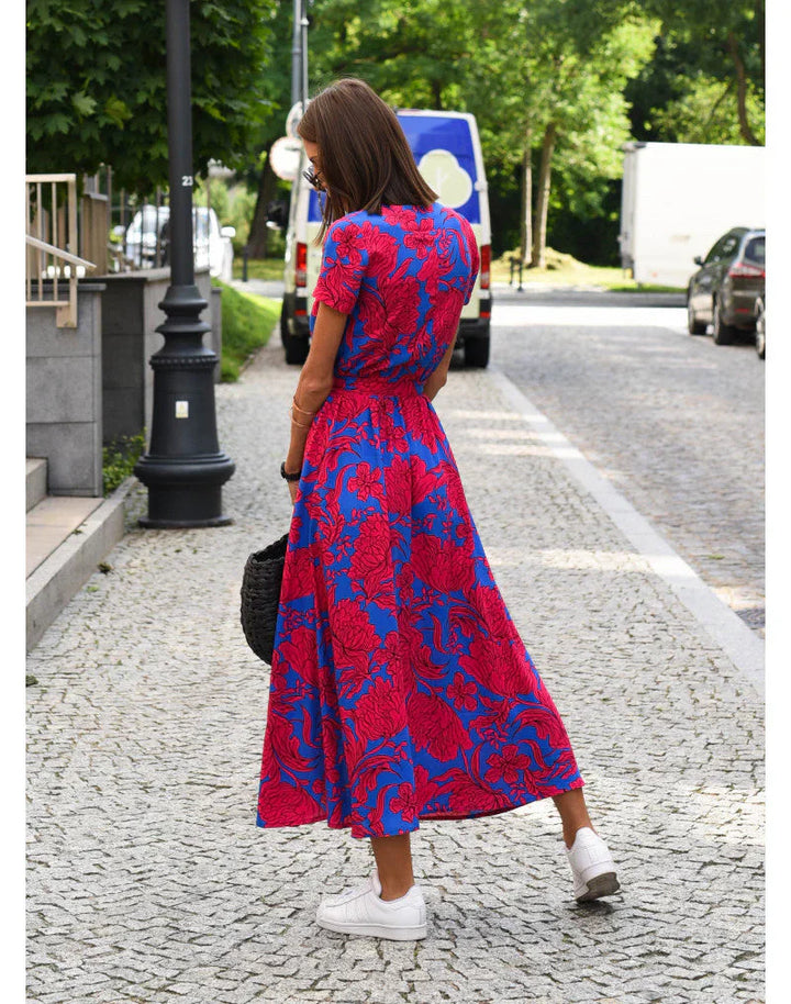 Julia | Robe élégante à col en V