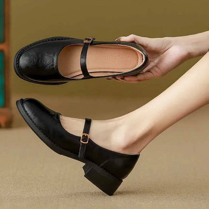 Lucienne | Mary Janes classiques en cuir