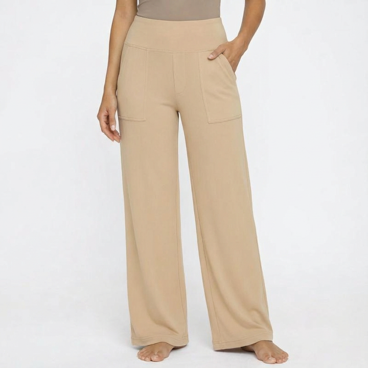 Sarah | Pantalones de Mujer de Pierna Ancha y Cintura Alta