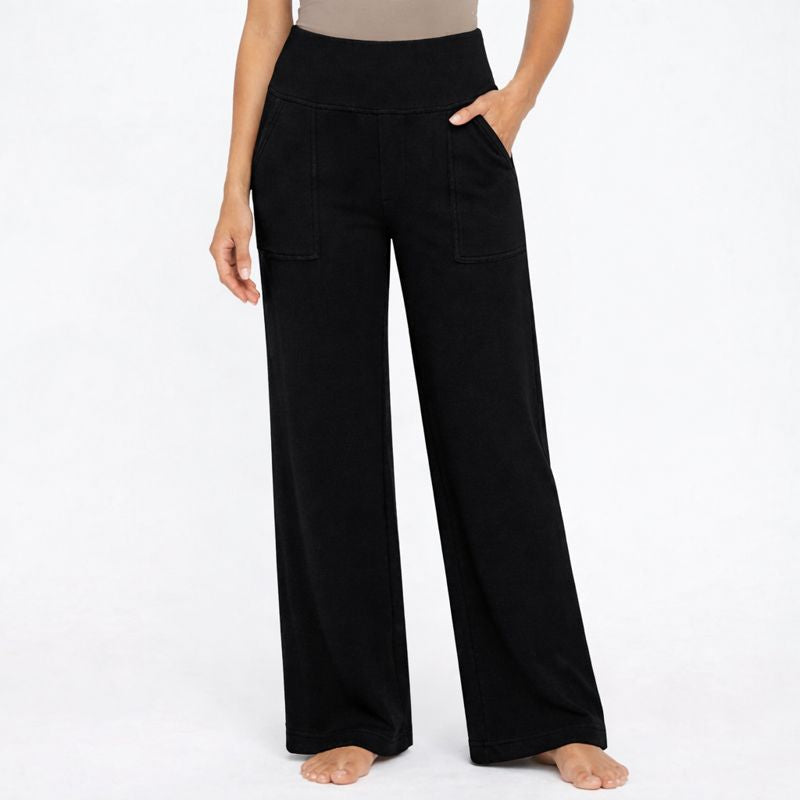 Sarah | Pantalones de Mujer de Pierna Ancha y Cintura Alta