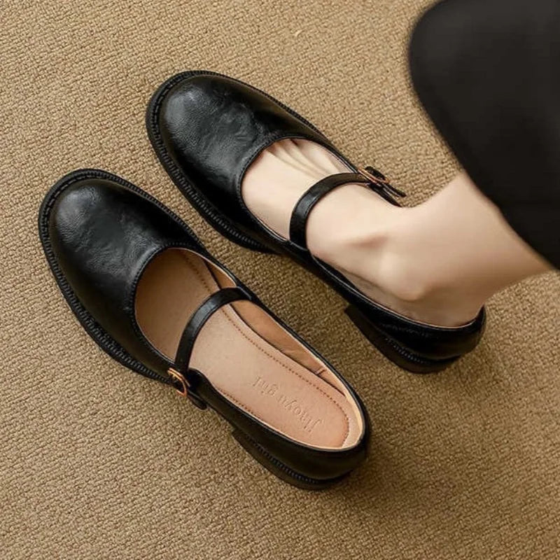 Lucienne | Mary Janes classiques en cuir
