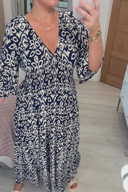 Selene Bohemian Midi Dress