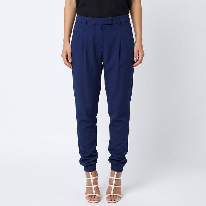Sofia | Pantalón De Vestir Mujer Con Bajo Ajustado Y Bolsillos Laterales | Elegante
