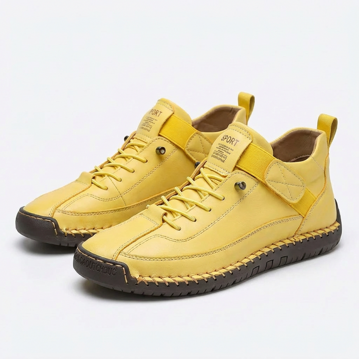 Sofia | Zapatillas Mujer Con Costura Trenzada Y Cierre Velcro | Casual
