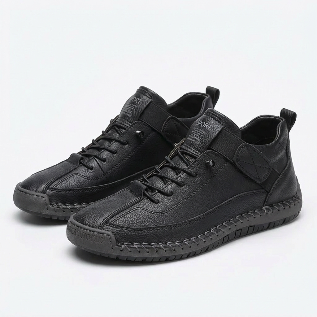 Sofia | Zapatillas Mujer Con Costura Trenzada Y Cierre Velcro | Casual