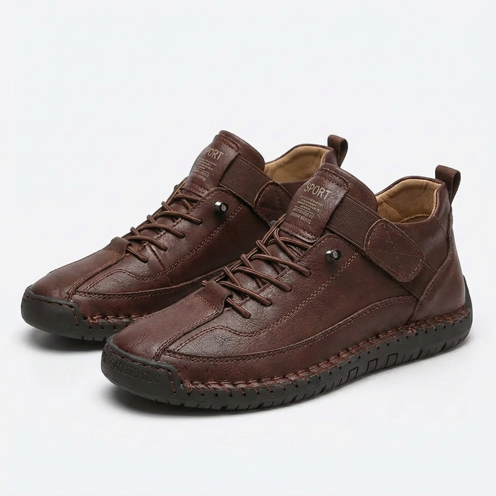 Sofia | Zapatillas Mujer Con Costura Trenzada Y Cierre Velcro | Casual