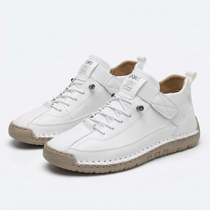 Sofia | Zapatillas Mujer Con Costura Trenzada Y Cierre Velcro | Casual