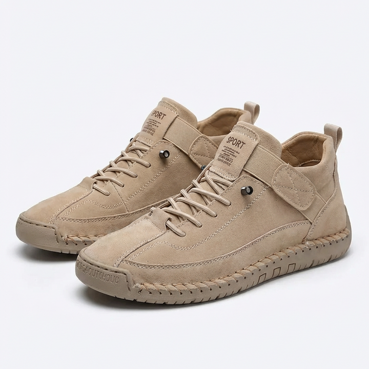 Sofia | Zapatillas Mujer Con Costura Trenzada Y Cierre Velcro | Casual