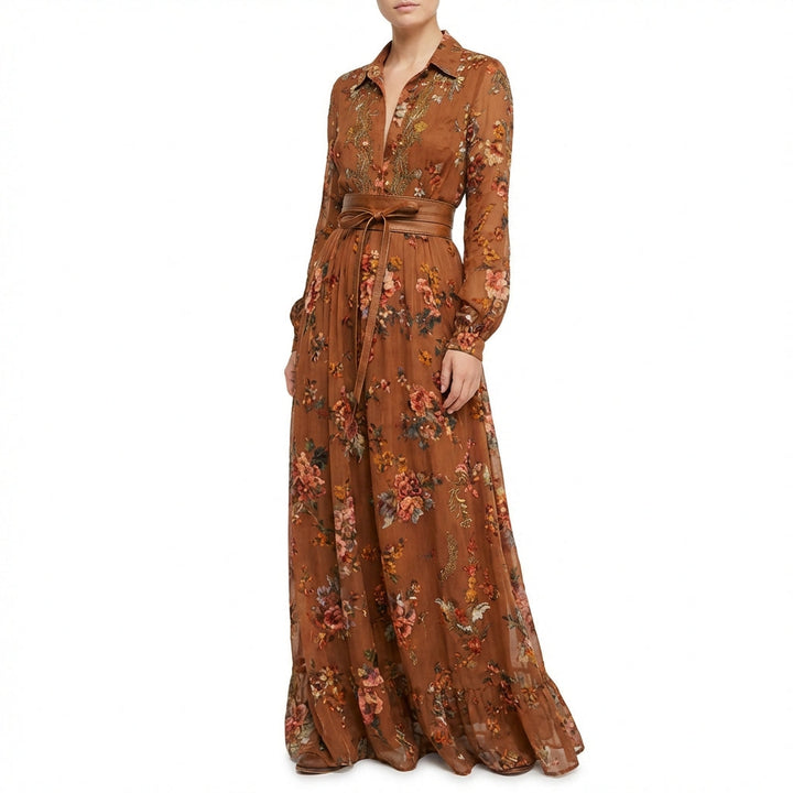 Soledad | Vestido Largo Bordado Bohemio Mujer