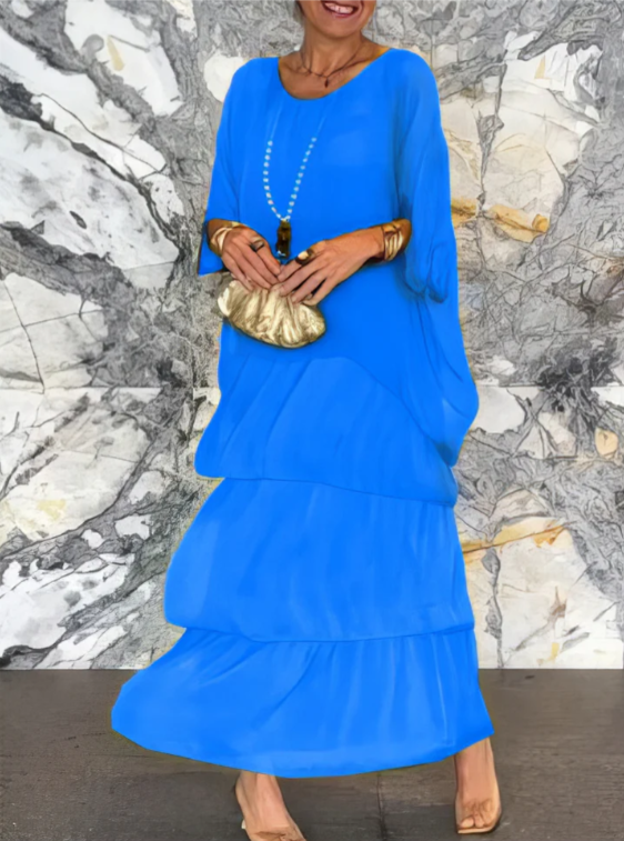 Irene | Elegante Vestido Maxi Fluido