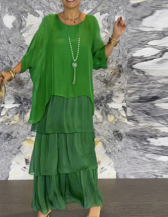 Irene | Elegante Vestido Maxi Fluido
