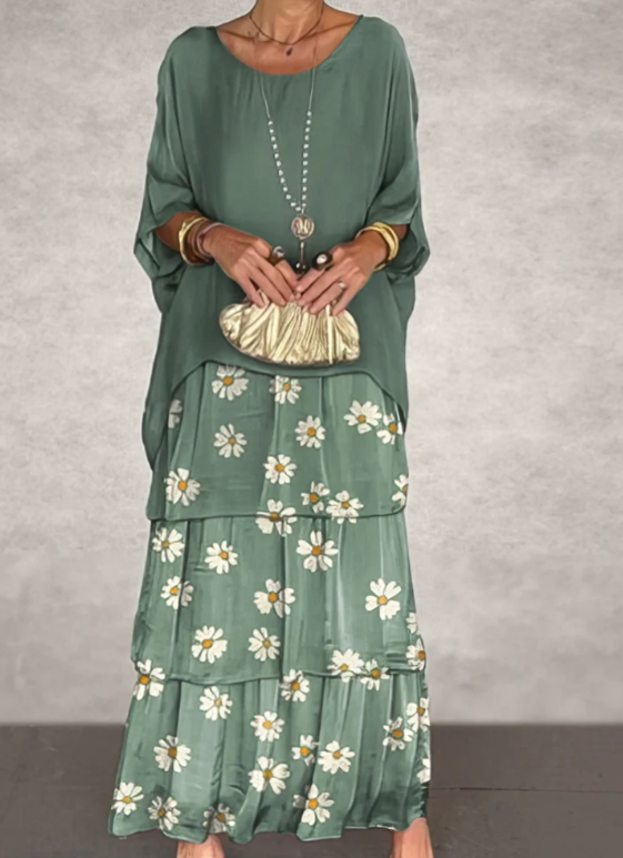 Irene | Elegante Vestido Maxi Fluido