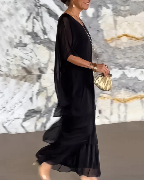 Irene | Elegante Vestido Maxi Fluido