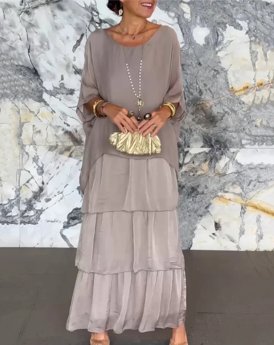 Irene | Elegante Vestido Maxi Fluido