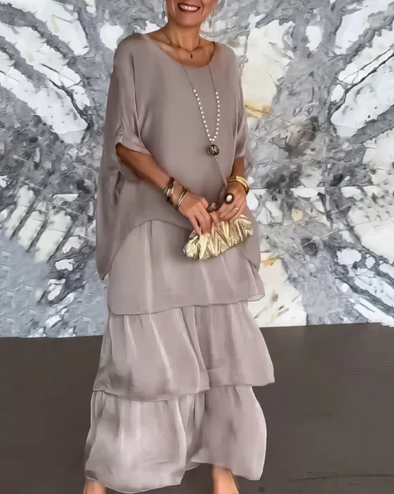 Irene | Elegante Vestido Maxi Fluido