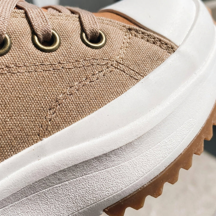 Vega | Mujer Zapatillas Plataforma Cordones Puntera